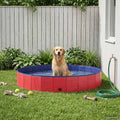 Hundepool Rot Ø200 x 30 cm Dicker PVC