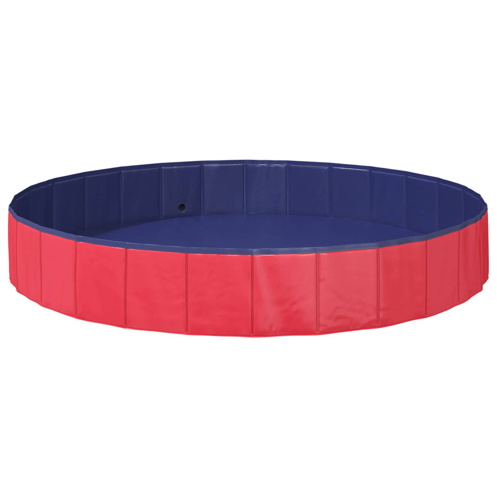 Hundepool Rot Ø200 x 30 cm Dicker PVC