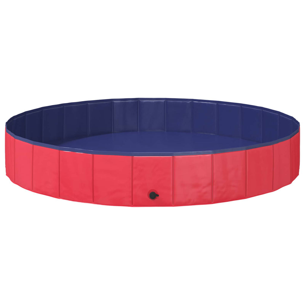Hundepool Rot Ø200 x 30 cm Dicker PVC