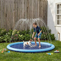 Planschbecken für Kinder und Hunde Blau Ø150 x 10 cm PVC