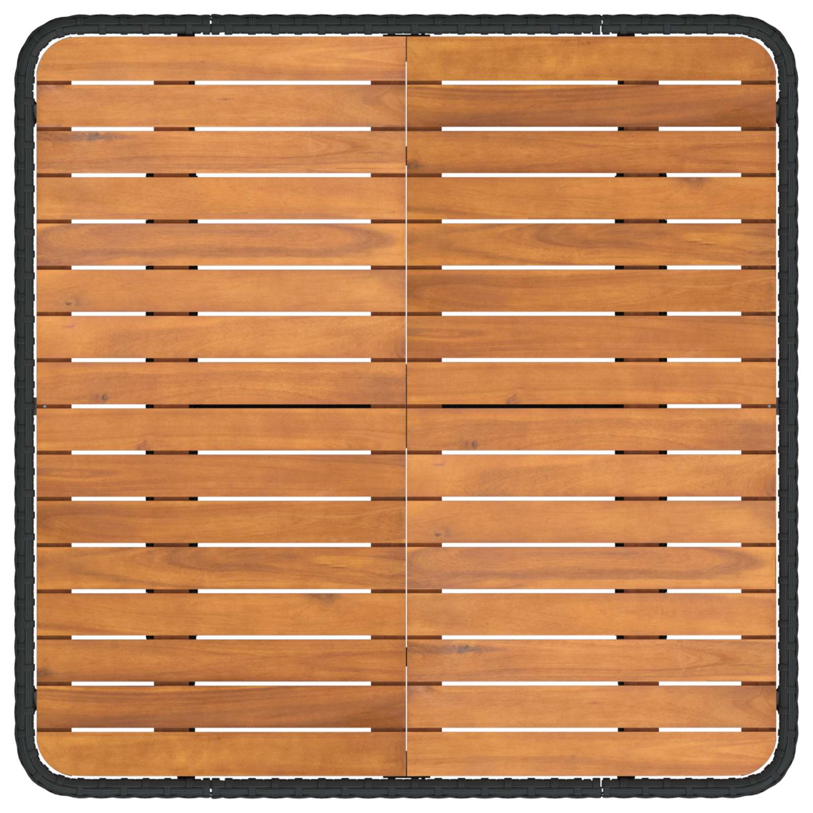 Möbelsets mit Kissen 7 pcs Schwarz PE-Rattan