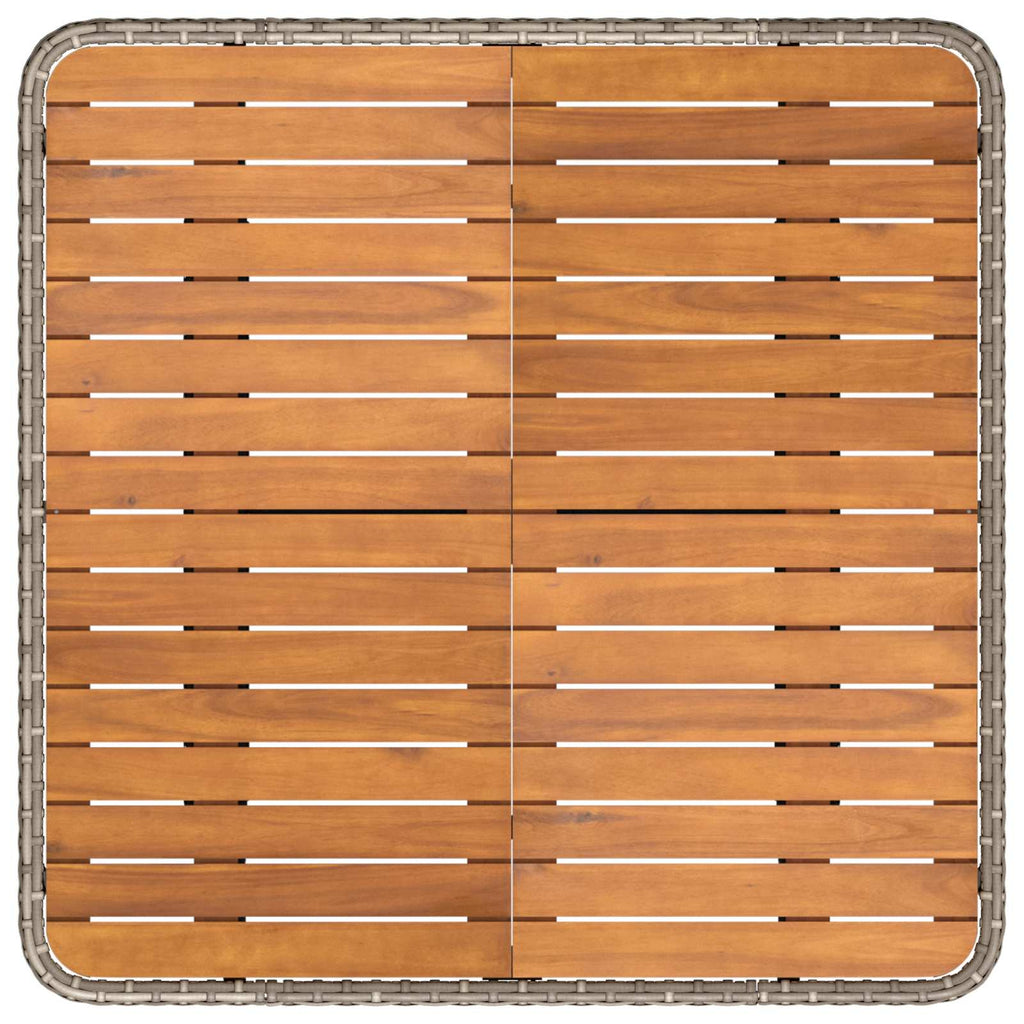 Möbelsets mit Kissen 8 pcs Grau und Dunkelgrau PE-Rattan