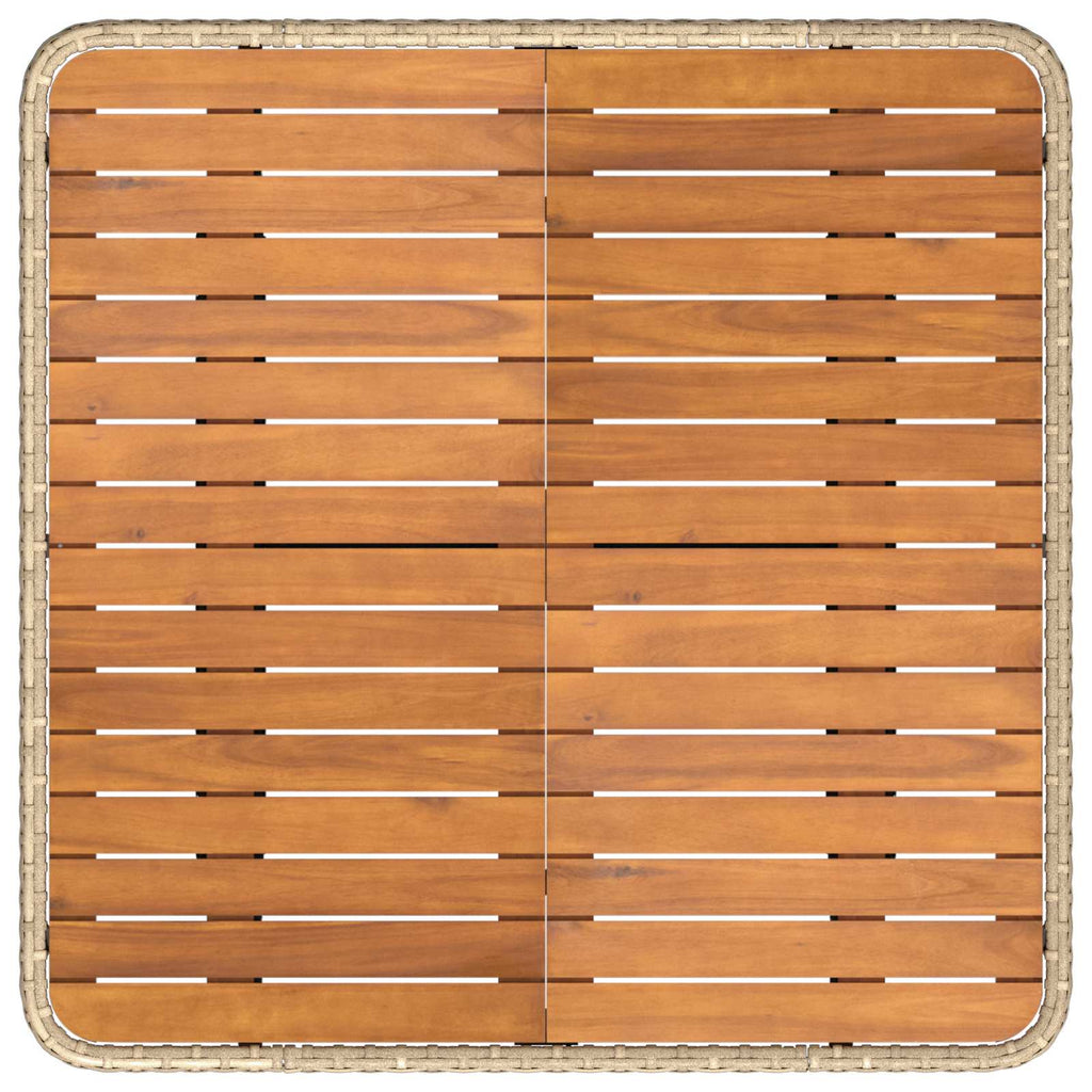 Möbelsets mit Kissen 8 pcs Beige und Hellgrau PE-Rattan