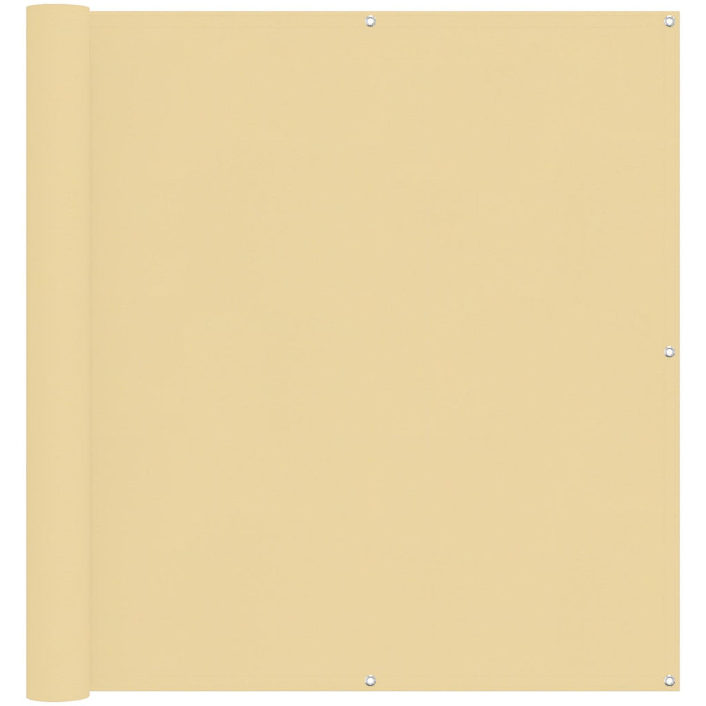 Balkonsichtschutz Sand 110 x 400 cm Oxford-Stoff
