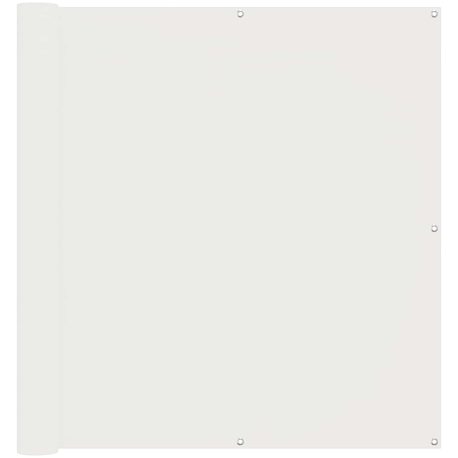 Balkonsichtschutz Weiß 120 x 200 cm