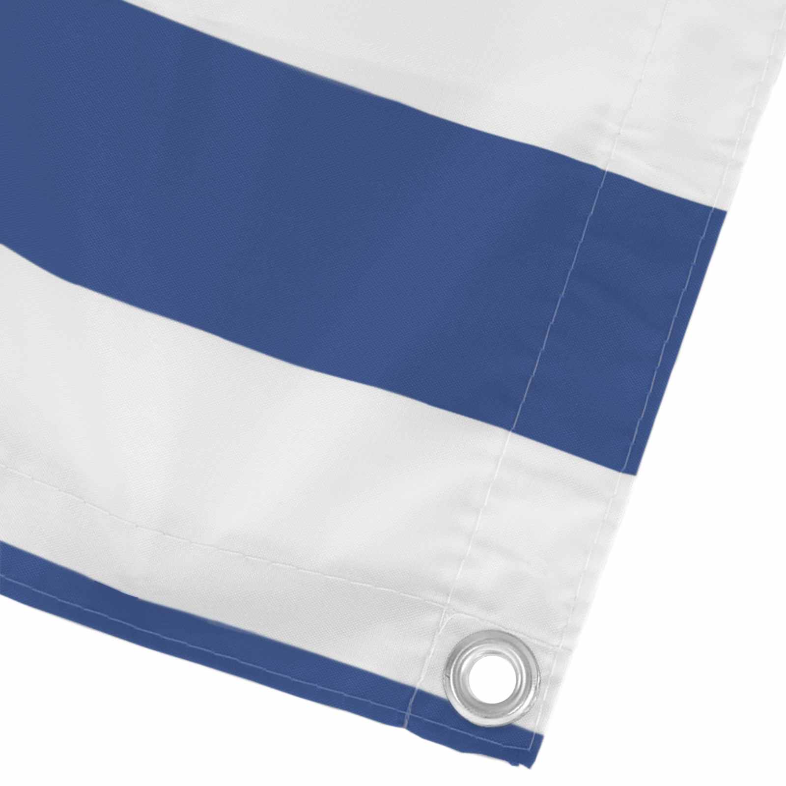 Balkonsichtschutz Blau und Weiß 100 x 700 cm Oxford-Stoff