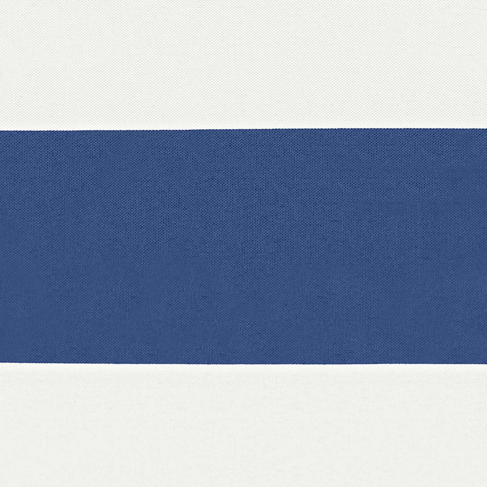 Balkonsichtschutz Blau und Weiß 100 x 800 cm Oxford-Stoff