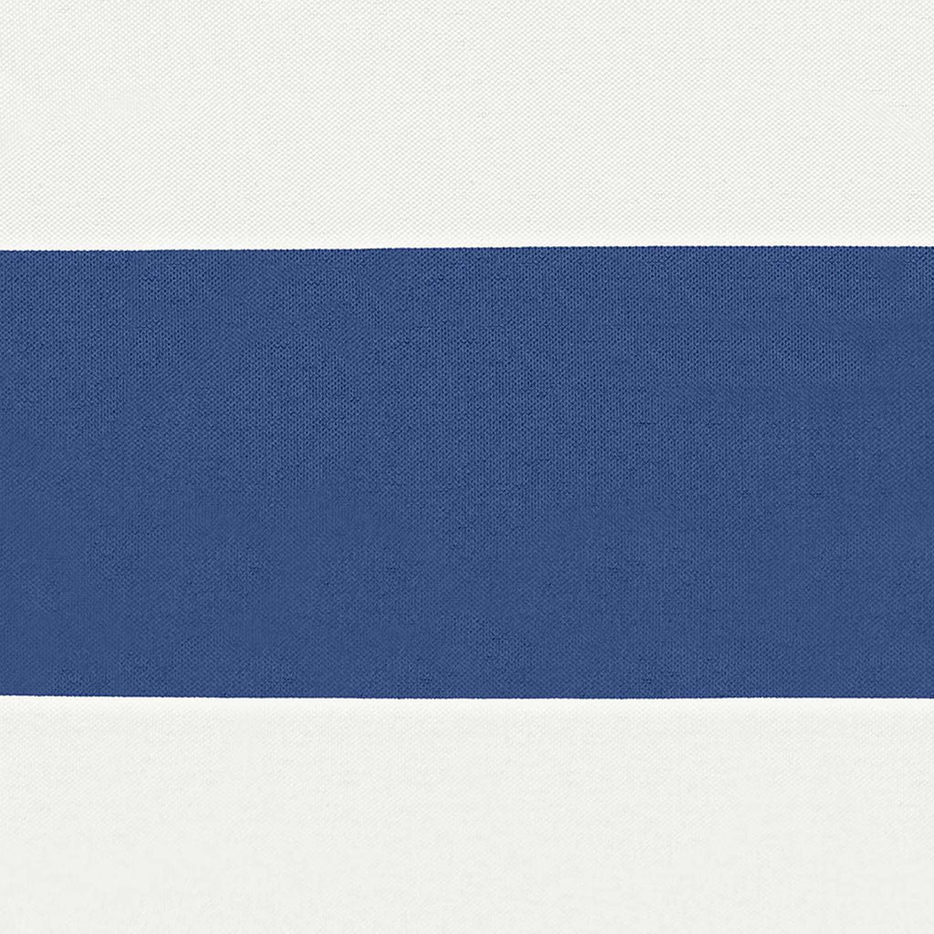 Balkonsichtschutz Blau und Weiß 110 x 1000 cm Oxford-Stoff