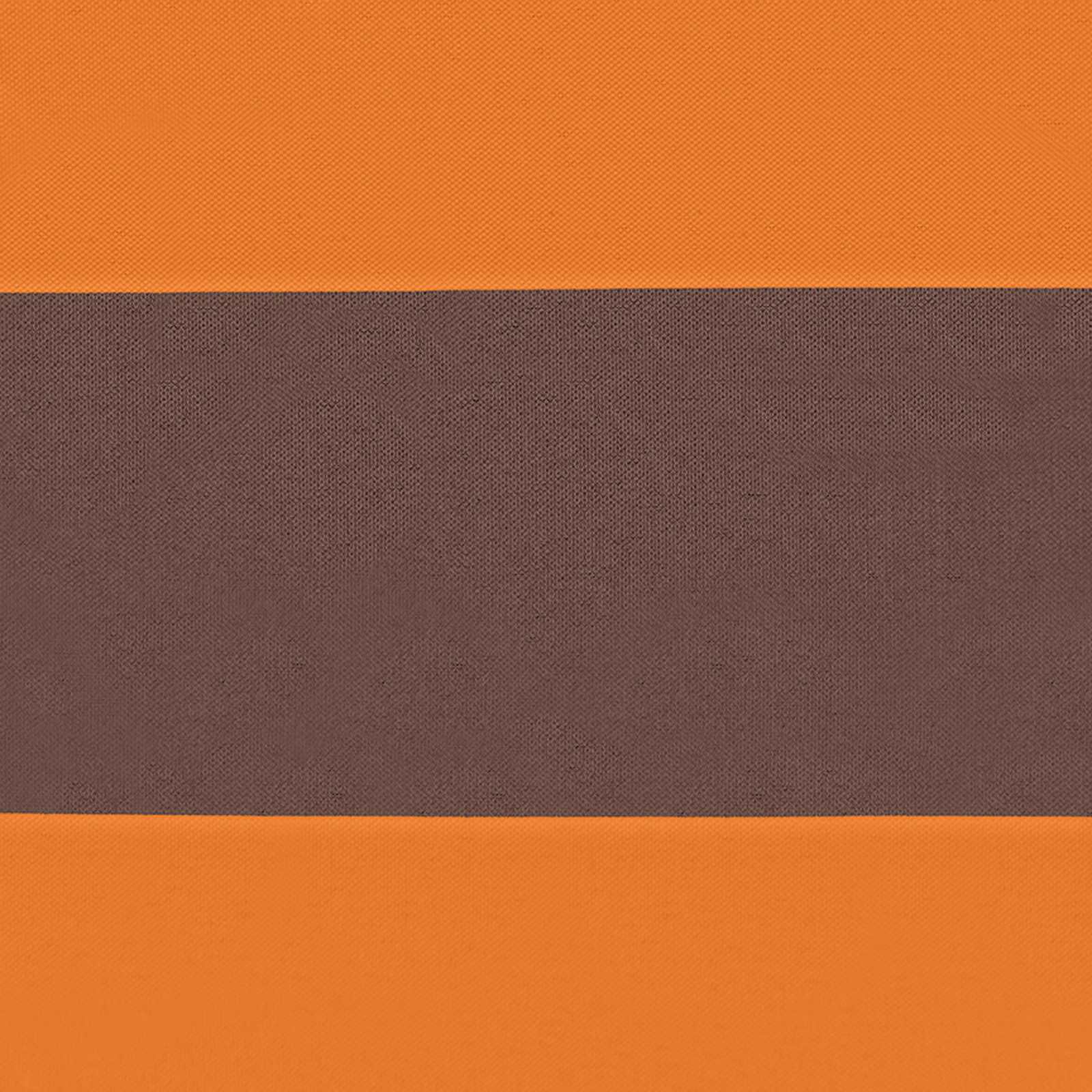 Balkonsichtschutz Orange und Braun 75 x 200 cm