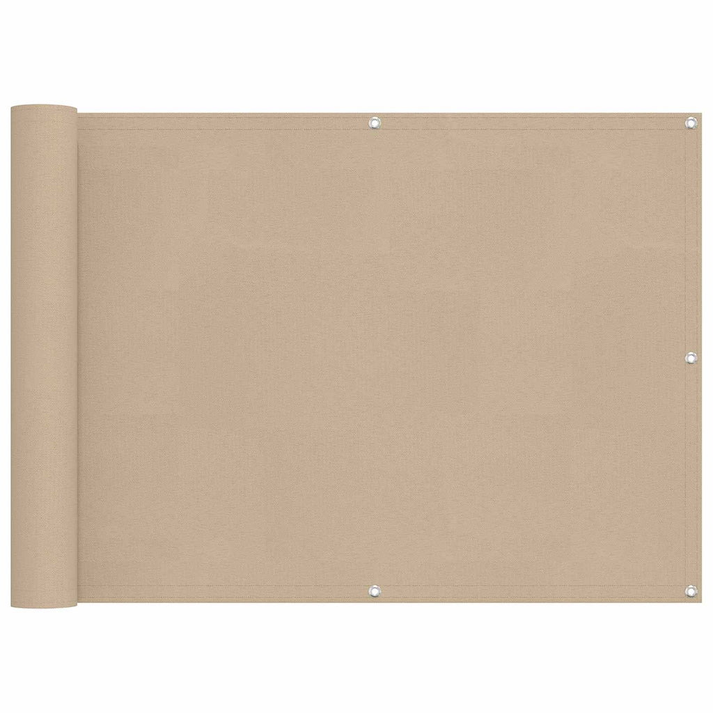 Balkonsichtschutz Beige 75 x 200 cm