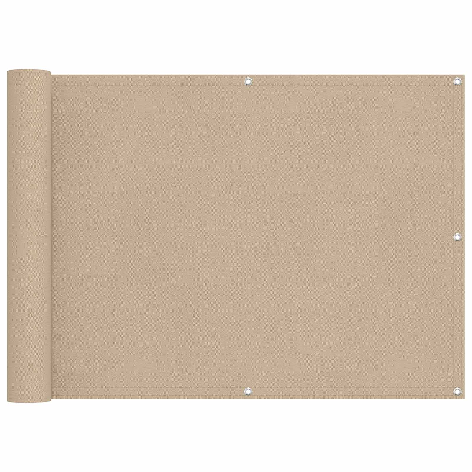 Balkonsichtschutz Beige 75 x 200 cm
