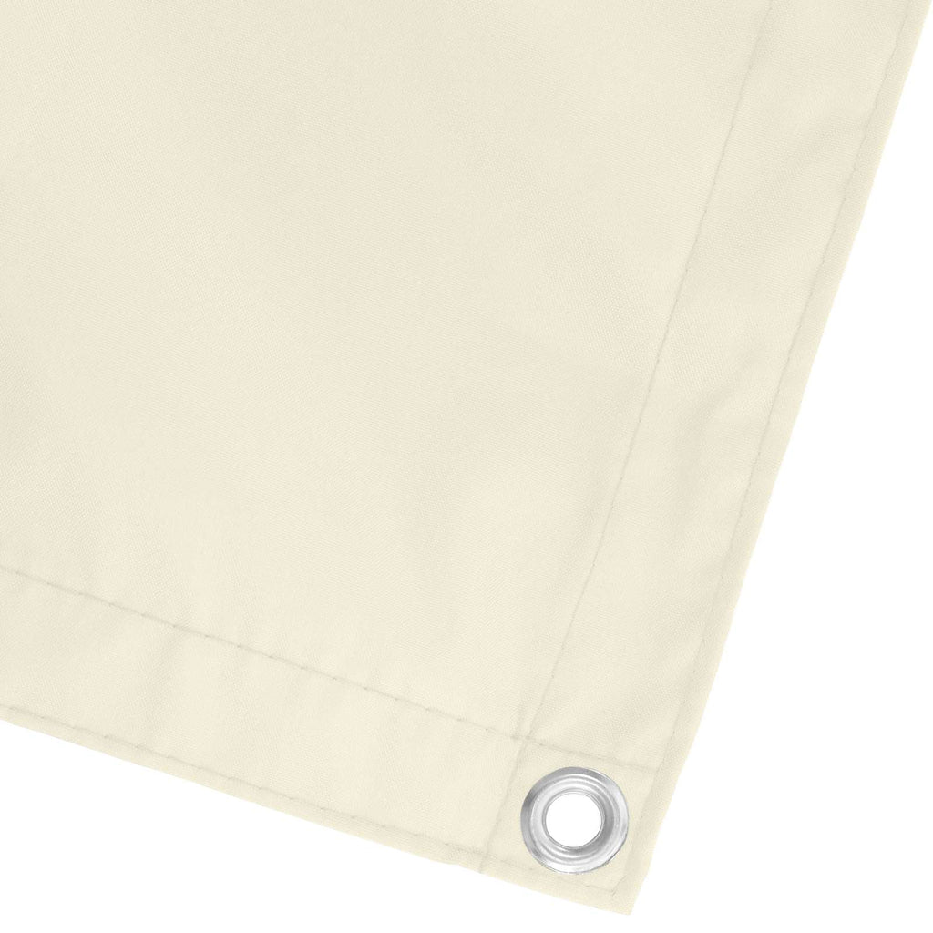 Balkonsichtschutz Creme 100 x 300 cm Oxford-Stoff