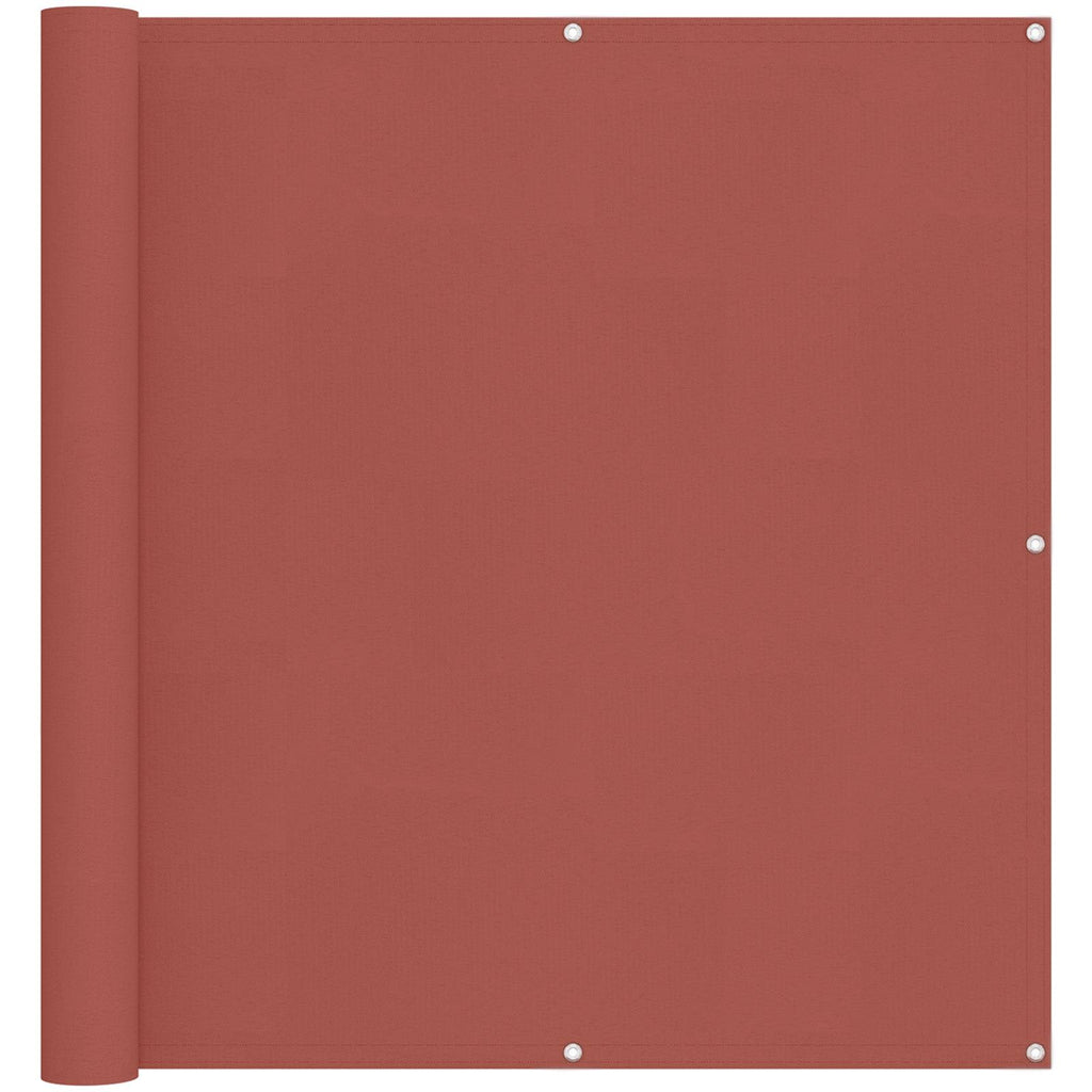 Balkonsichtschutz Terrakotta 110 x 1000 cm Oxford-Stoff