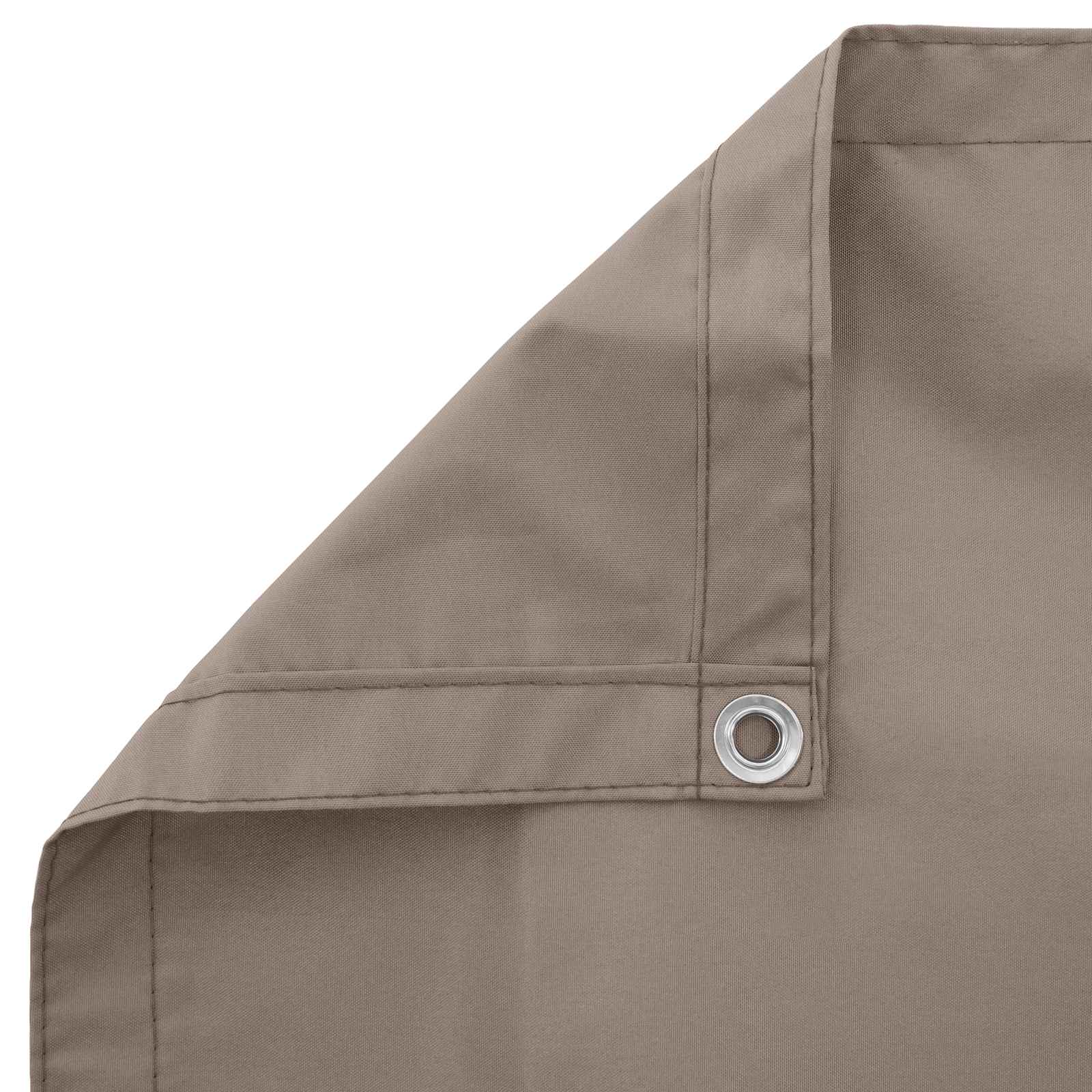 Balkonsichtschutz Taupe 100 x 200 cm Oxford-Stoff