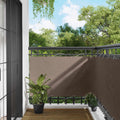 Balkonsichtschutz Taupe 100 x 200 cm Oxford-Stoff