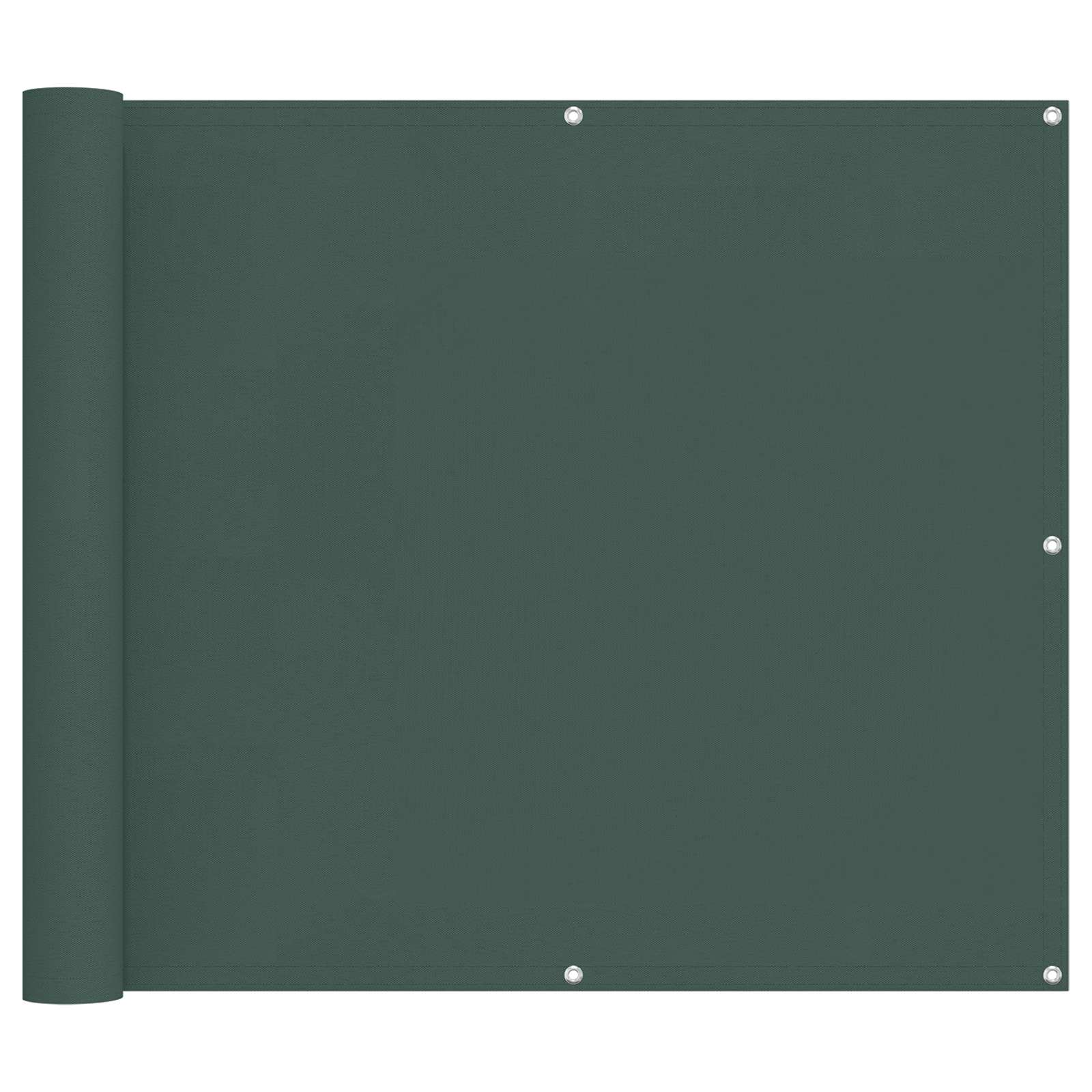Balkonsichtschutz Dunkelgrün 100 x 1000 cm Oxford-Stoff