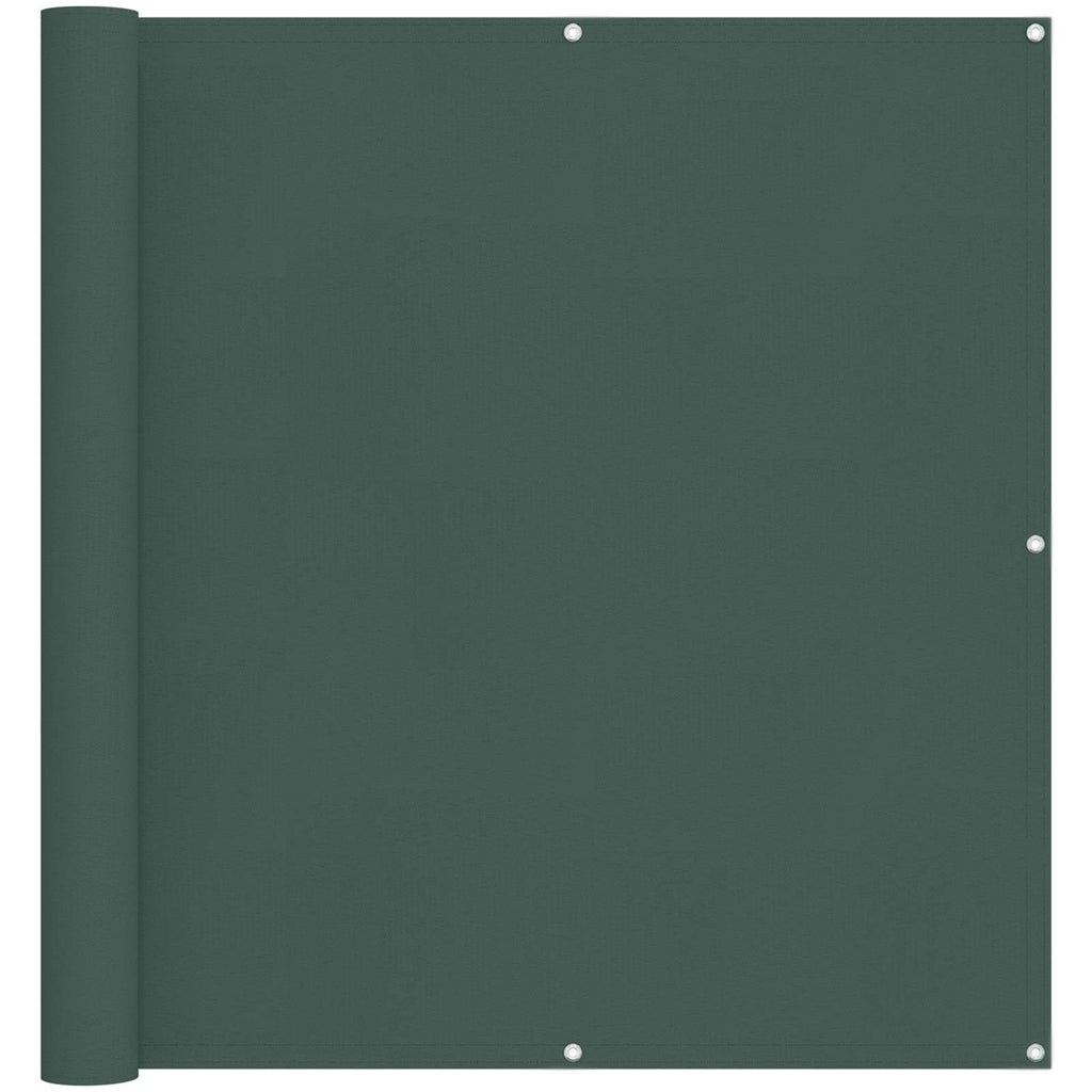 Balkonsichtschutz Dunkelgrün 110 x 700 cm Oxford-Stoff