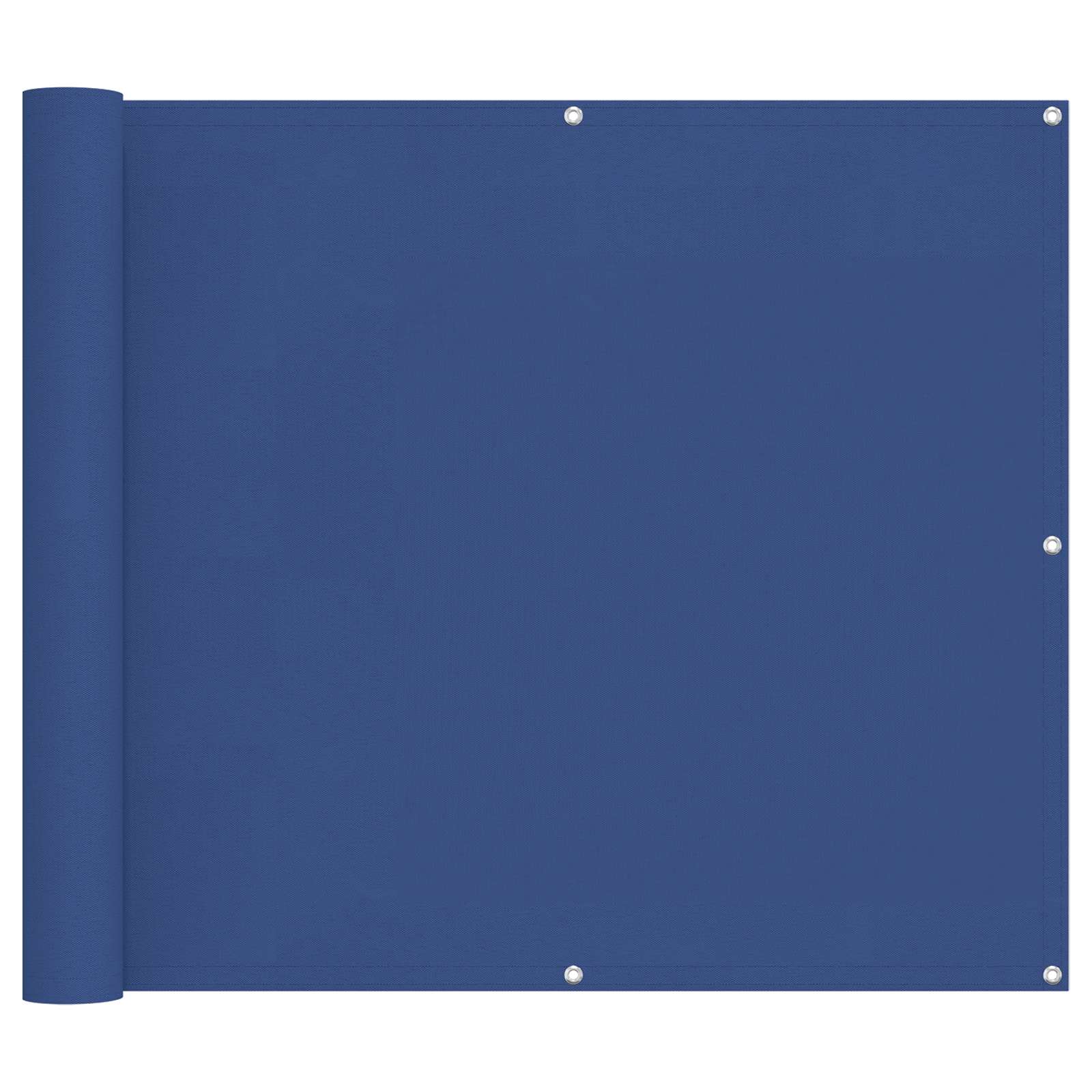 Balkonsichtschutz Blau 100 x 400 cm Oxford-Stoff