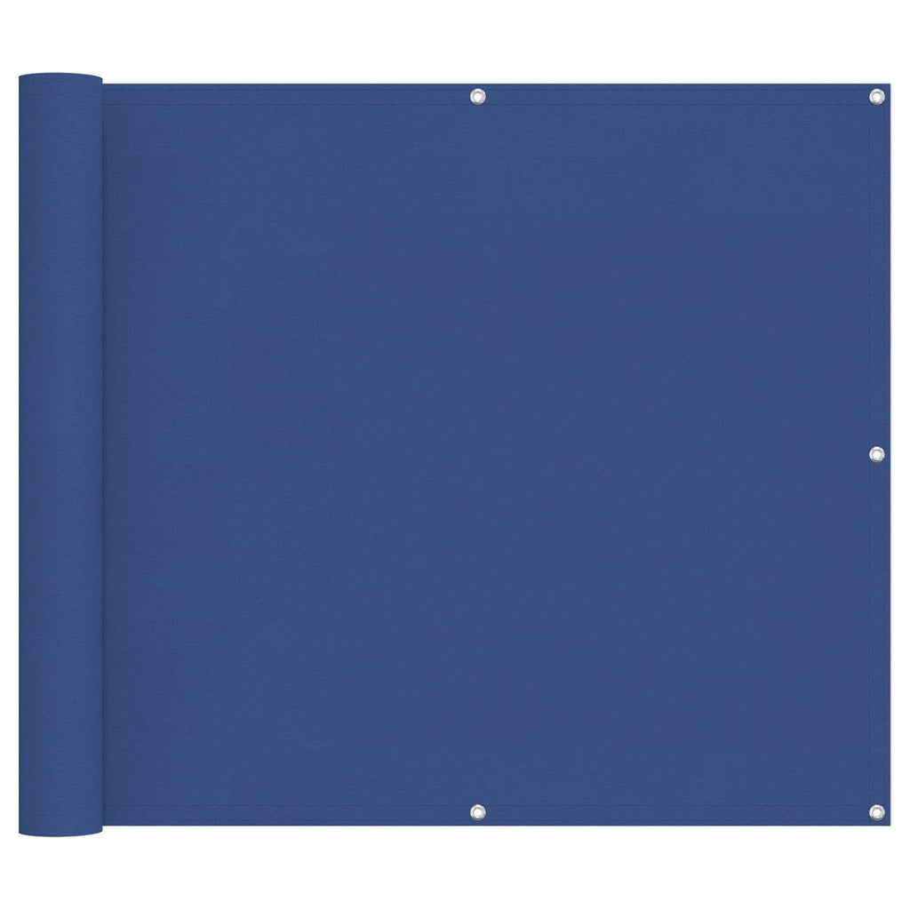 Balkonsichtschutz Blau 100 x 600 cm Oxford-Stoff