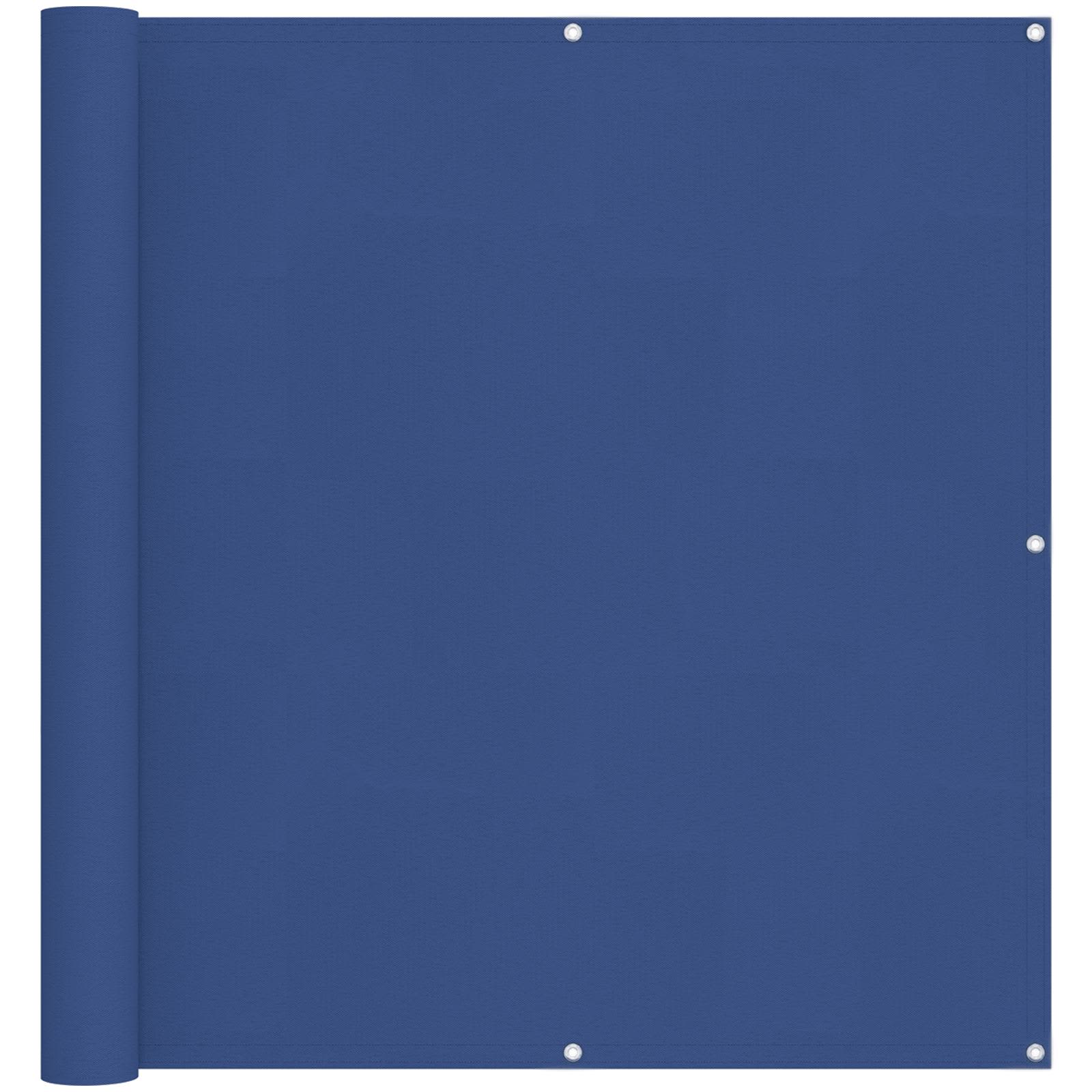 Balkonsichtschutz Blau 110 x 1000 cm Oxford-Stoff