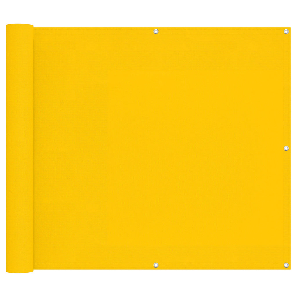 Balkonsichtschutz Gelb 100 x 400 cm Oxford-Stoff