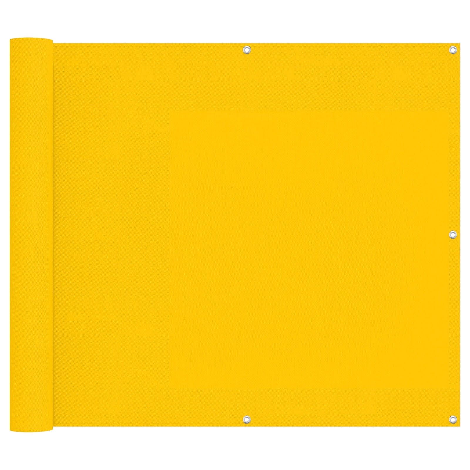 Balkonsichtschutz Gelb 100 x 500 cm Oxford-Stoff