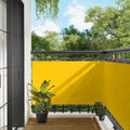 Balkonsichtschutz Gelb 100 x 700 cm Oxford-Stoff