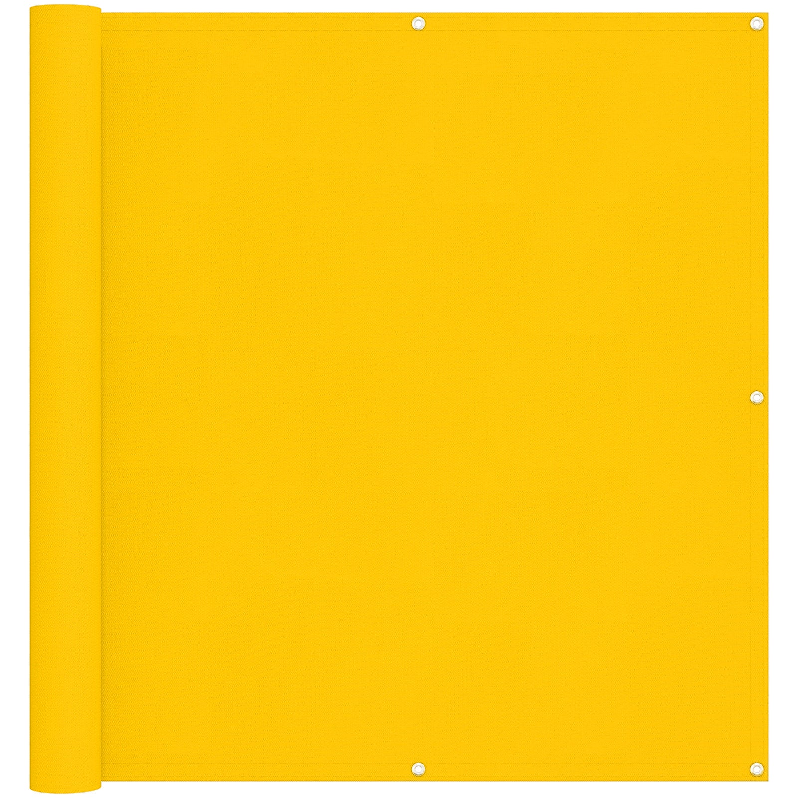 Balkonsichtschutz Gelb 110 x 400 cm Oxford-Stoff