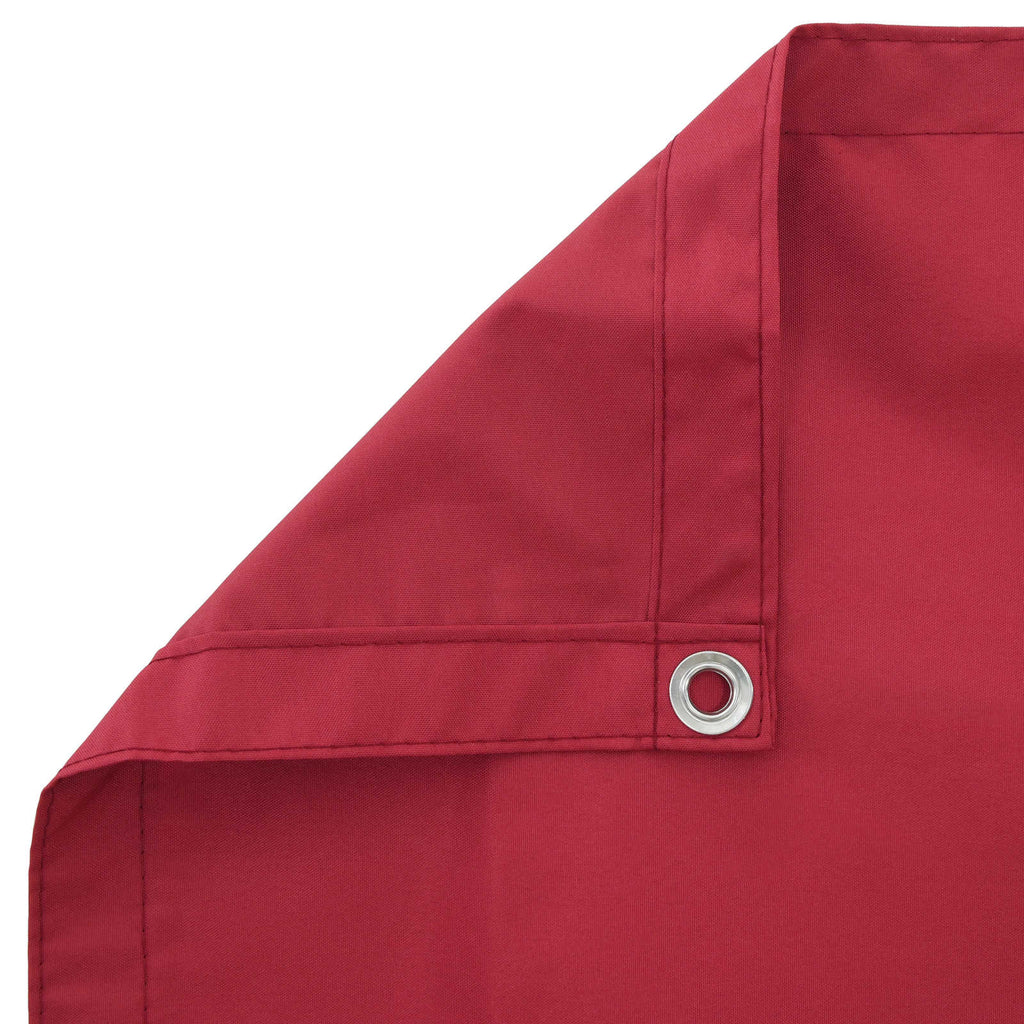 Balkonsichtschutz Rot 110 x 600 cm Oxford-Stoff