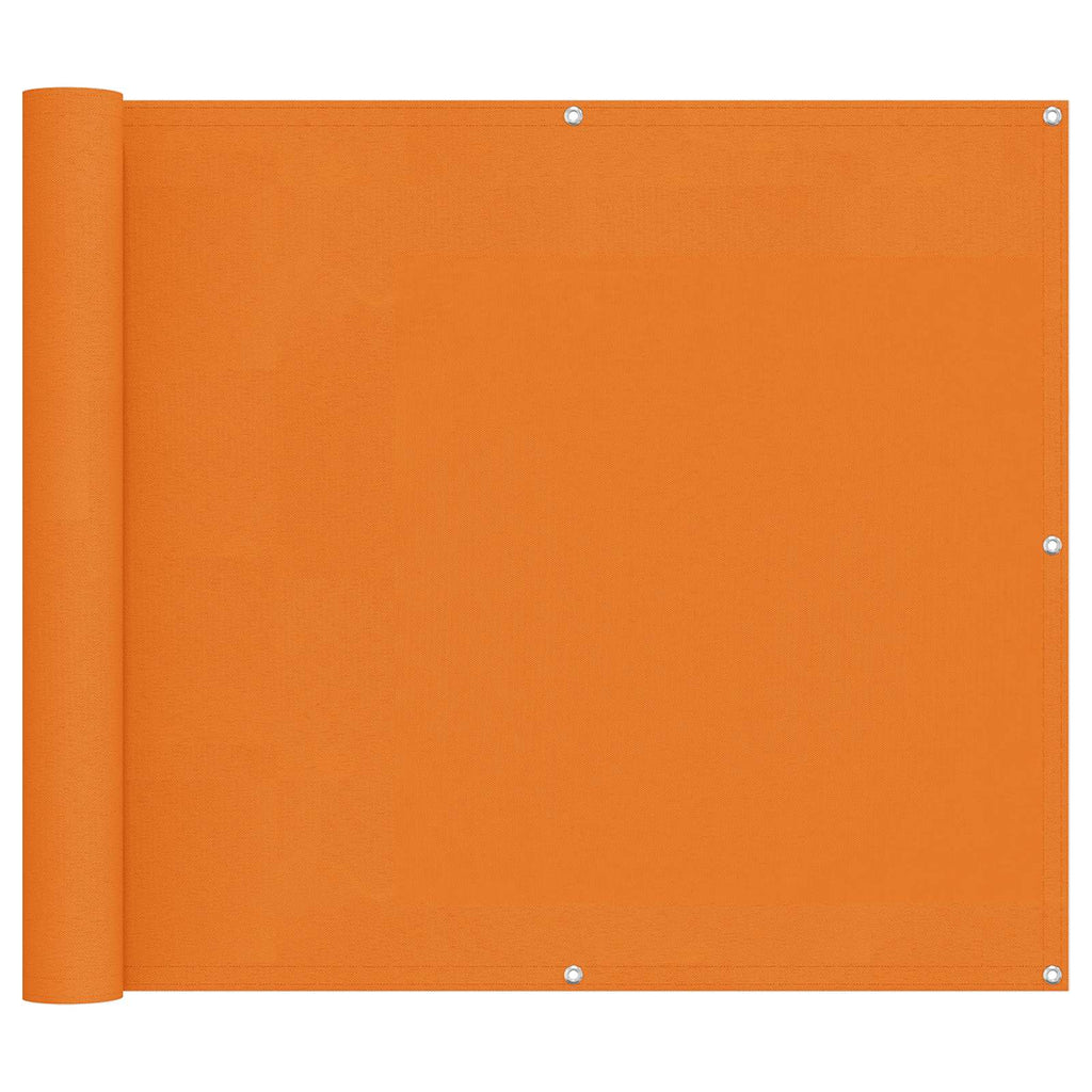 Balkonsichtschutz Orange 100 x 1000 cm Oxford-Stoff