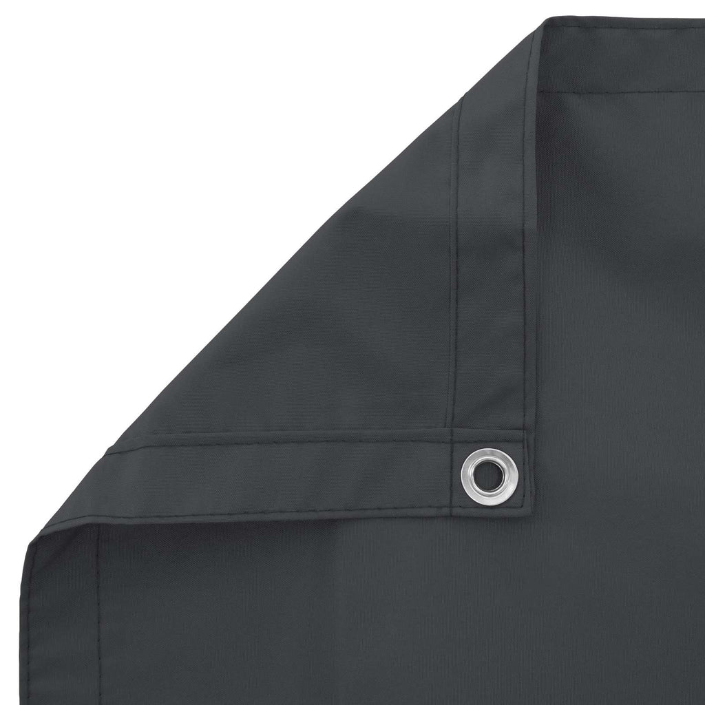 Balkonsichtschutz Schwarz 100 x 500 cm Oxford-Stoff