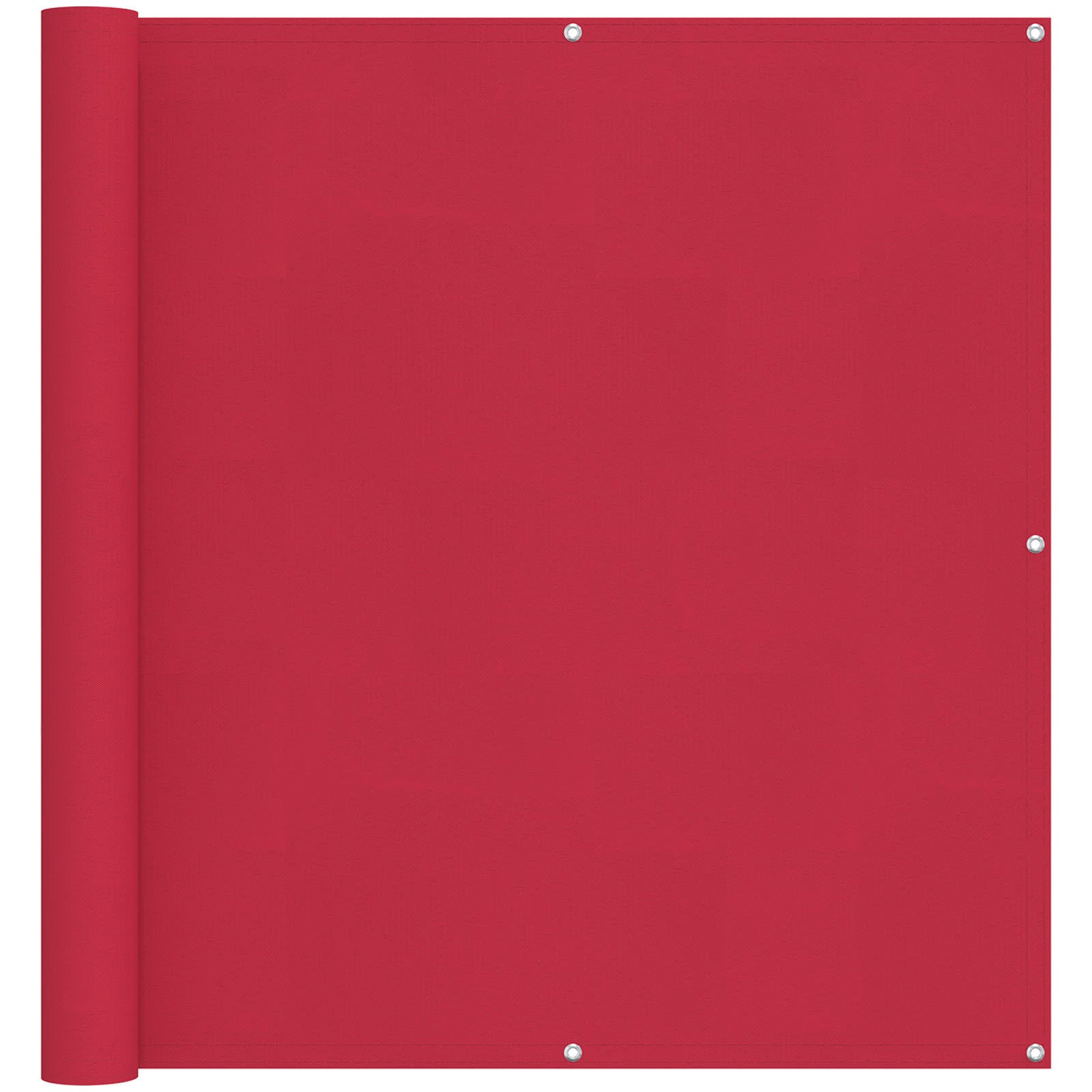 Balkonsichtschutz Bordeauxrot 110 x 600 cm Oxford-Stoff
