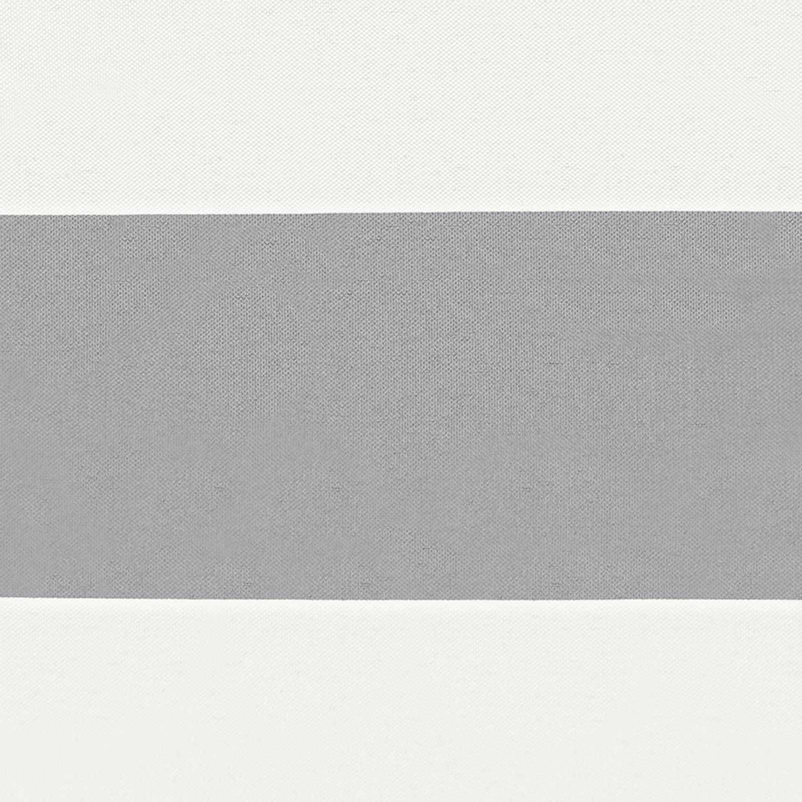 Balkonsichtschutz Hellgrau und Weiß 120 x 500 cm