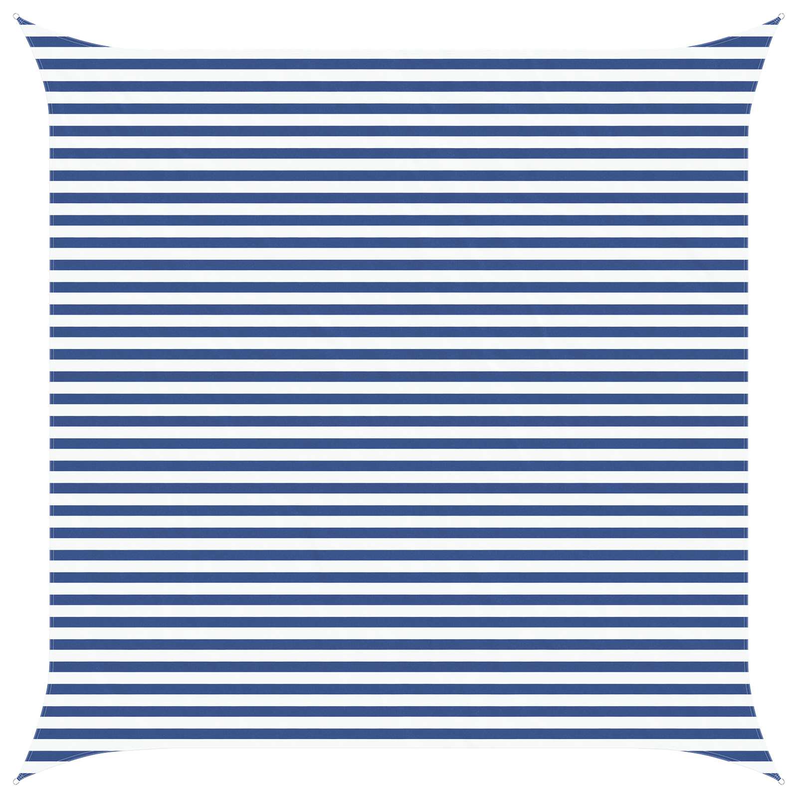 Sonnensegel Blau und Weiß 4,5 x 4,5 m 100 % Polyester Oxford