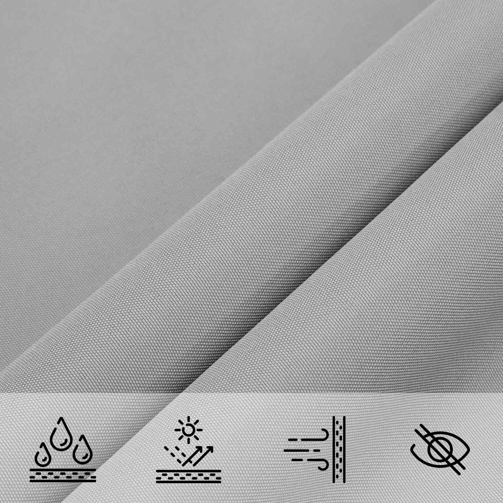 Sonnensegel Hellgrau 6 x 2 m 100 % Polyester Oxford