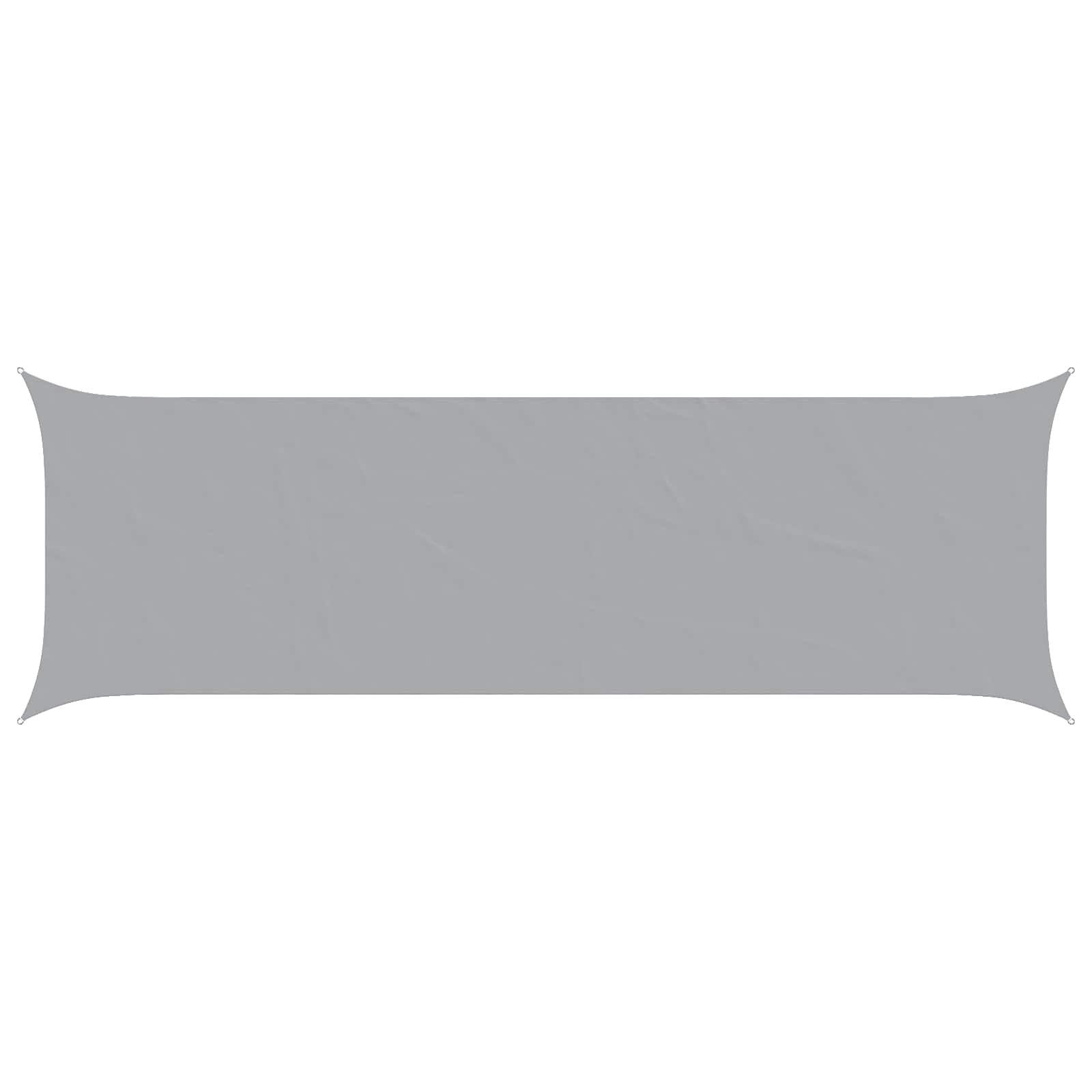 Sonnensegel Hellgrau 6 x 2 m 100 % Polyester Oxford