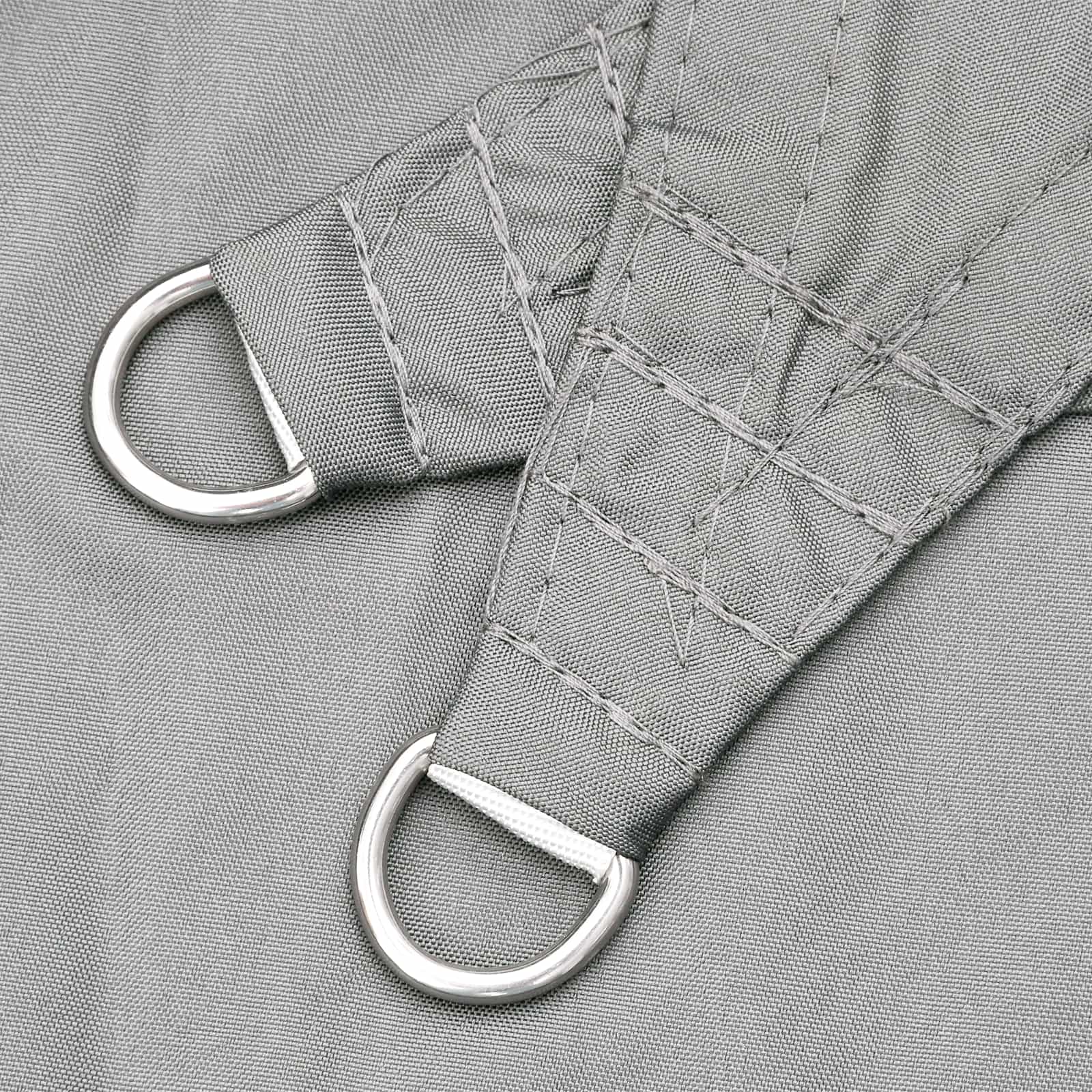 Sonnensegel Hellgrau 6 x 2,5 m 100 % Polyester Oxford