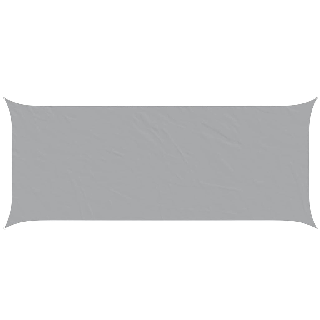 Sonnensegel Hellgrau 6 x 2,5 m 100 % Polyester Oxford