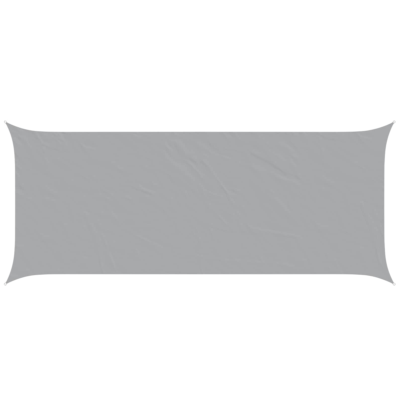 Sonnensegel Hellgrau 6 x 2,5 m 100 % Polyester Oxford