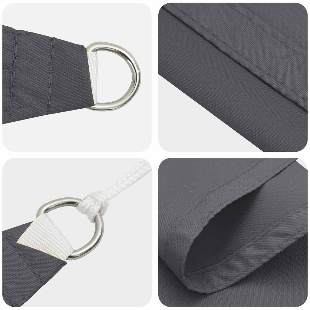 Sonnensegel 6 x 2 m PU beschichtetes Oxford