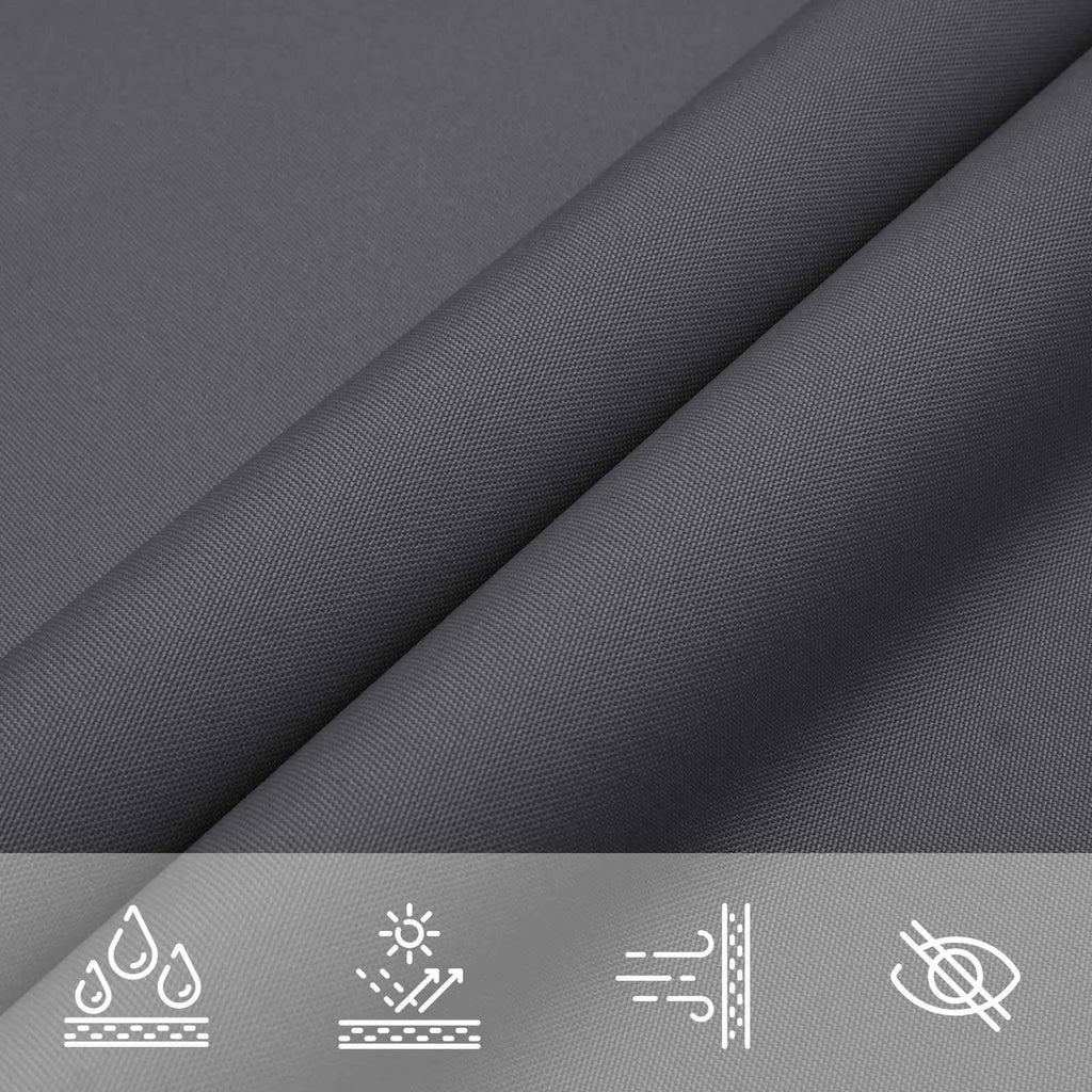 Sonnensegel Anthrazit 6 x 2,5 m 100 % Polyester Oxford