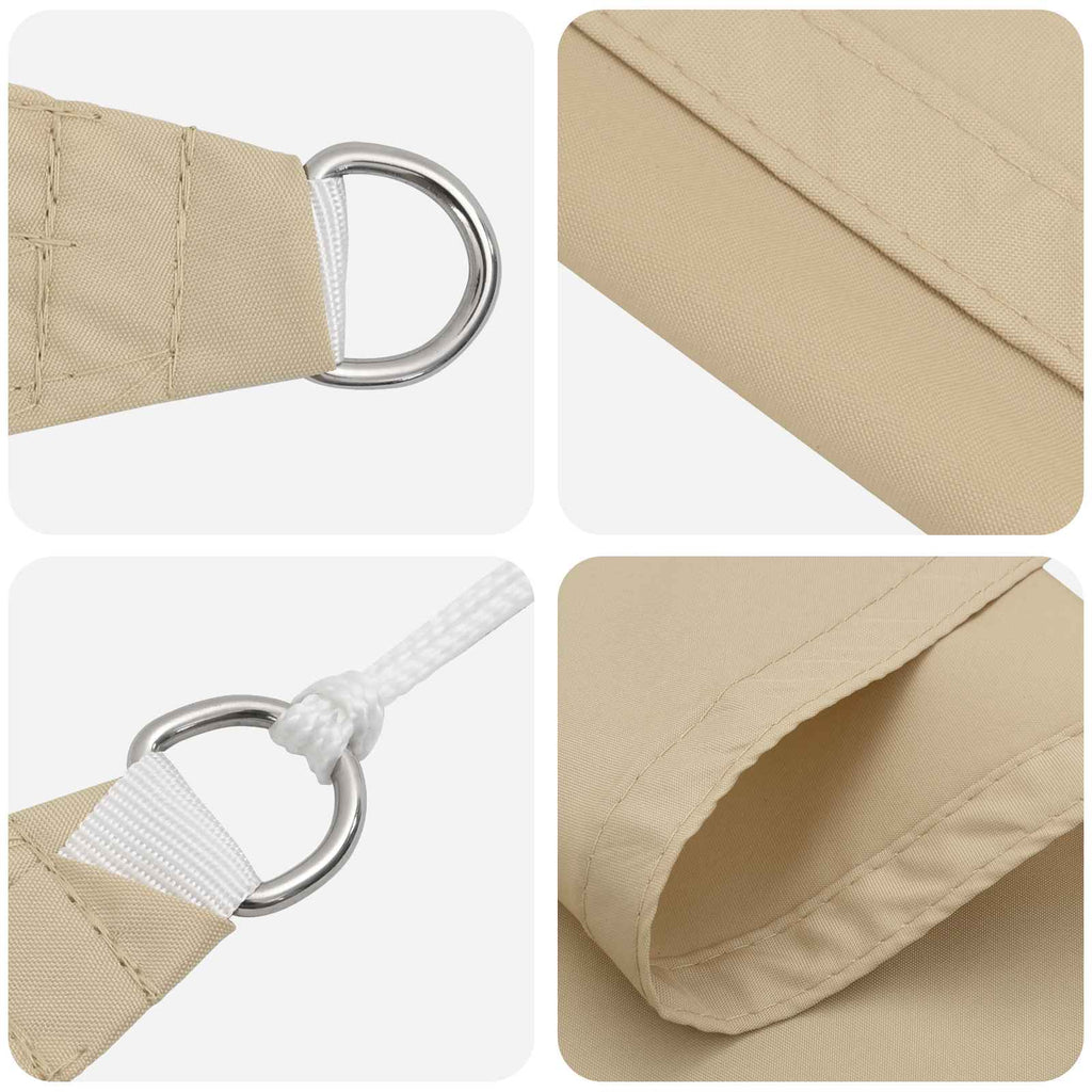 Sonnensegel Beige 6 x 2,5 m 100 % Polyester Oxford