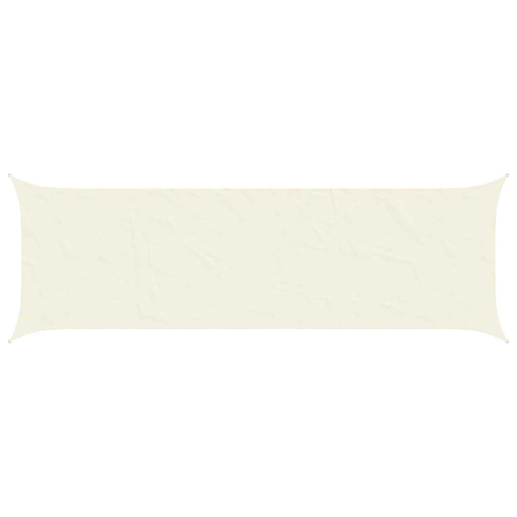 Sonnensegel Creme 6 x 2 m 100 % Polyester Oxford