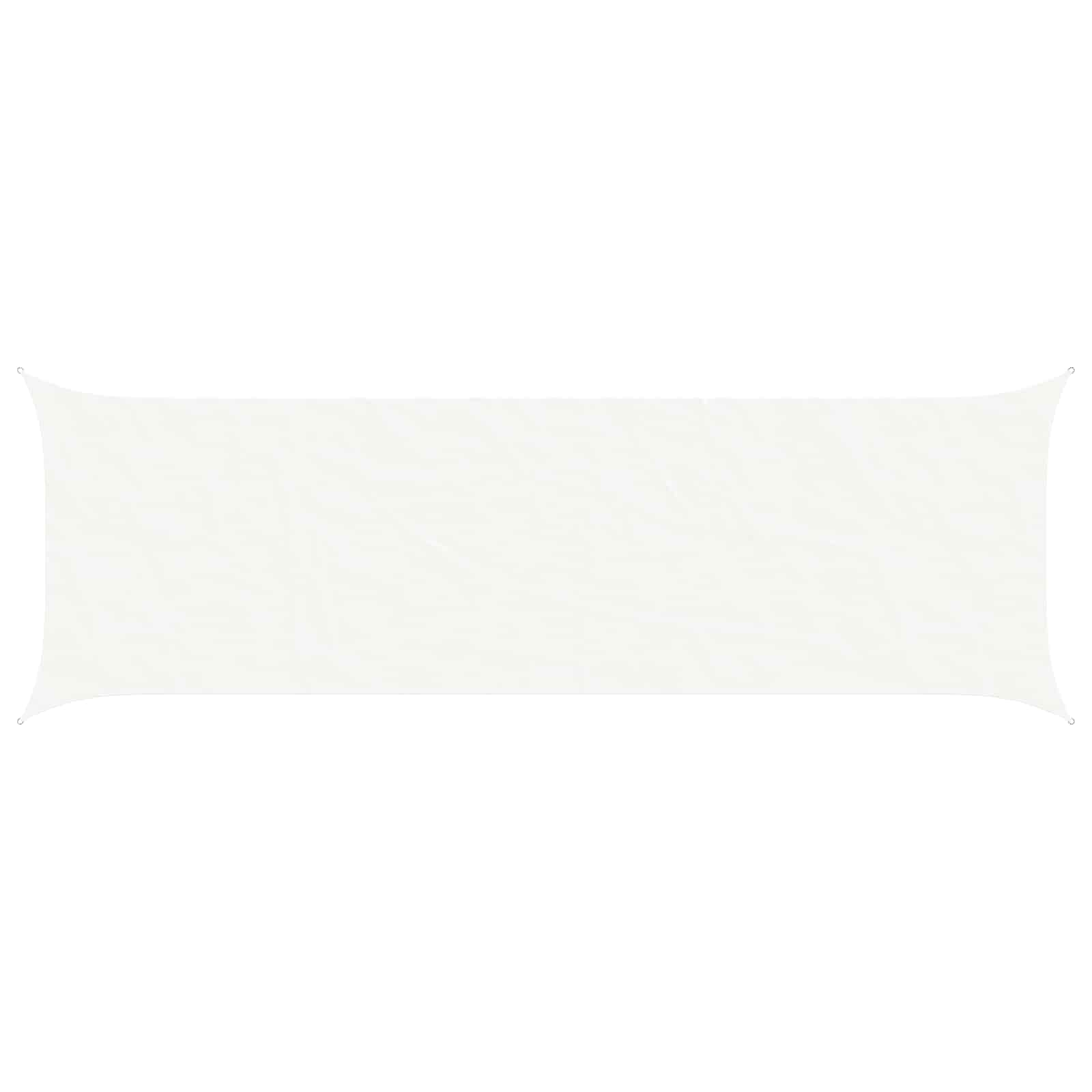 Sonnensegel Weiß 6 x 2 m 100 % Polyester Oxford