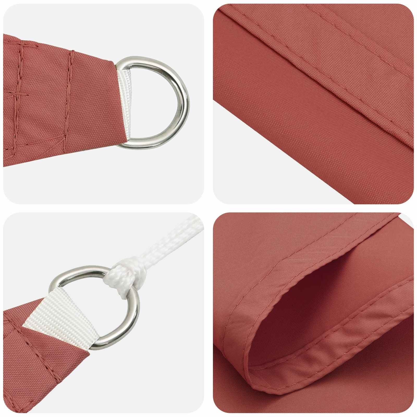 Sonnensegel Terrakotta 6 x 2 m 100 % Polyester Oxford