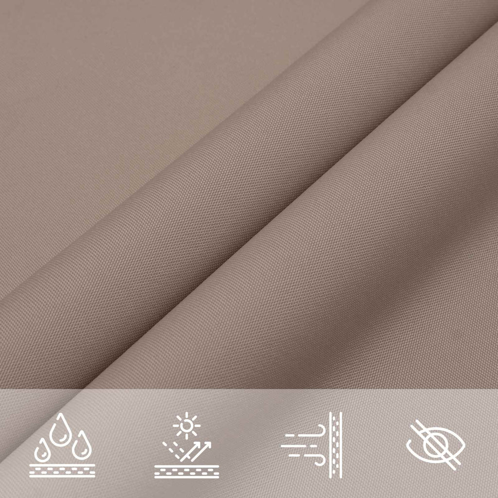 Sonnensegel Taupe 6 x 2,5 m 100 % Polyester Oxford