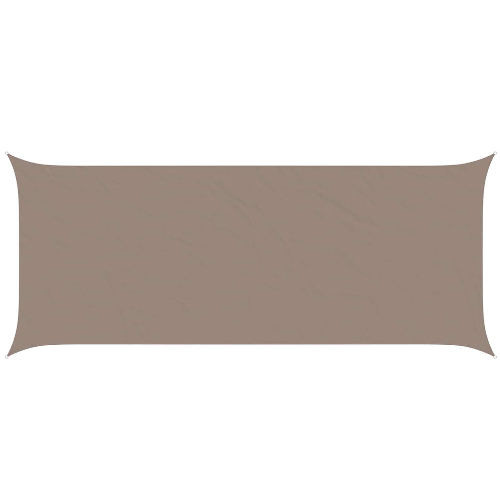 Sonnensegel Taupe 6 x 2,5 m 100 % Polyester Oxford