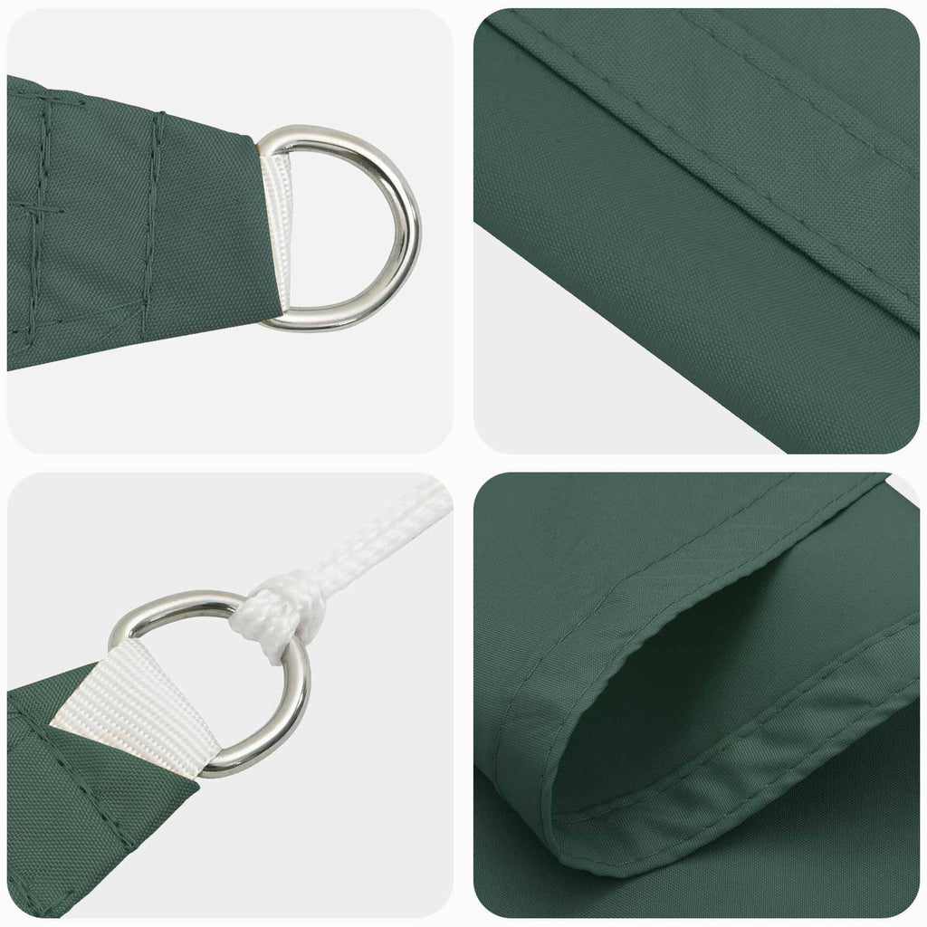 Sonnensegel Dunkelgrün 2 x 6 m 100 % Polyester Oxford