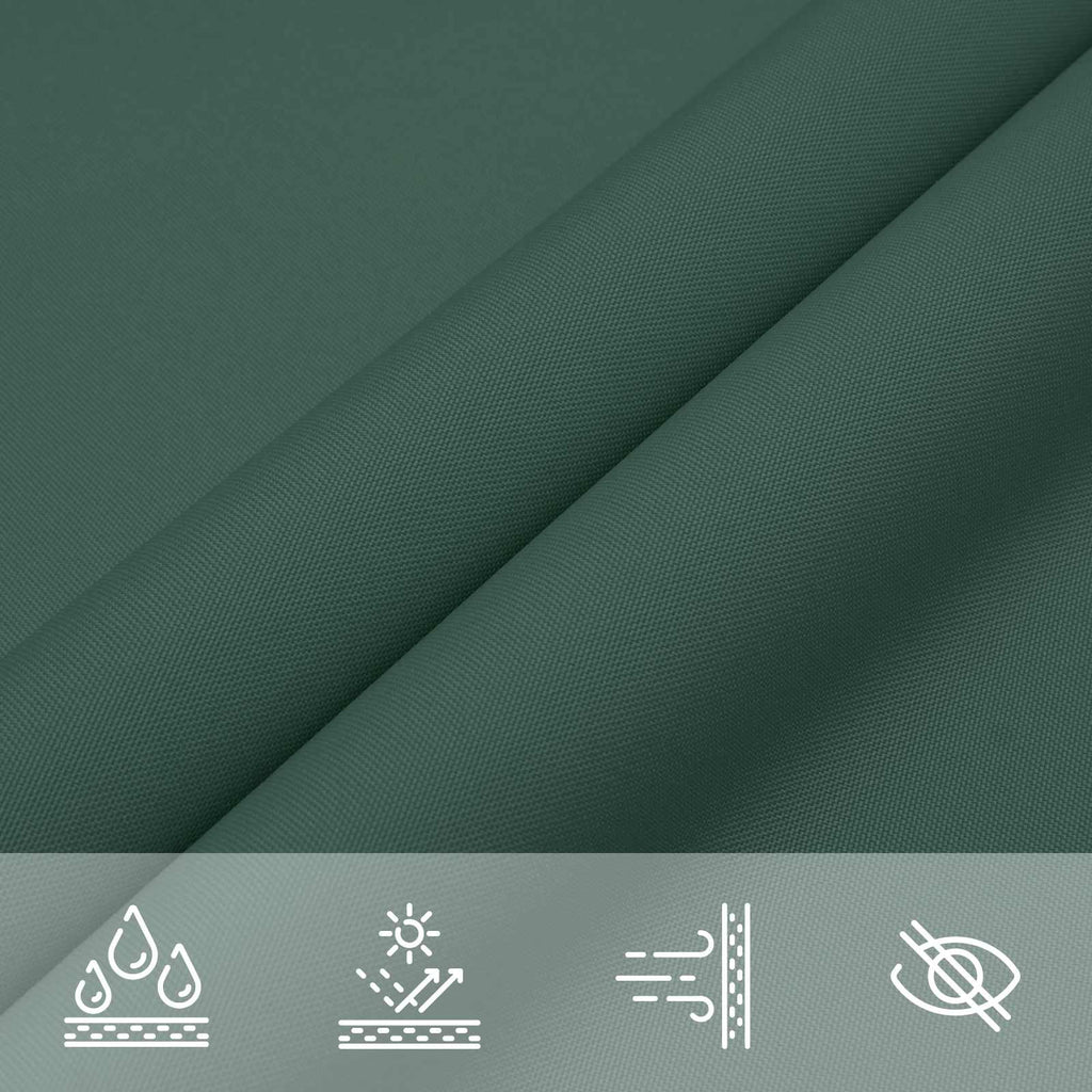 Sonnensegel Dunkelgrün 6 x 2,5 m 100 % Polyester Oxford