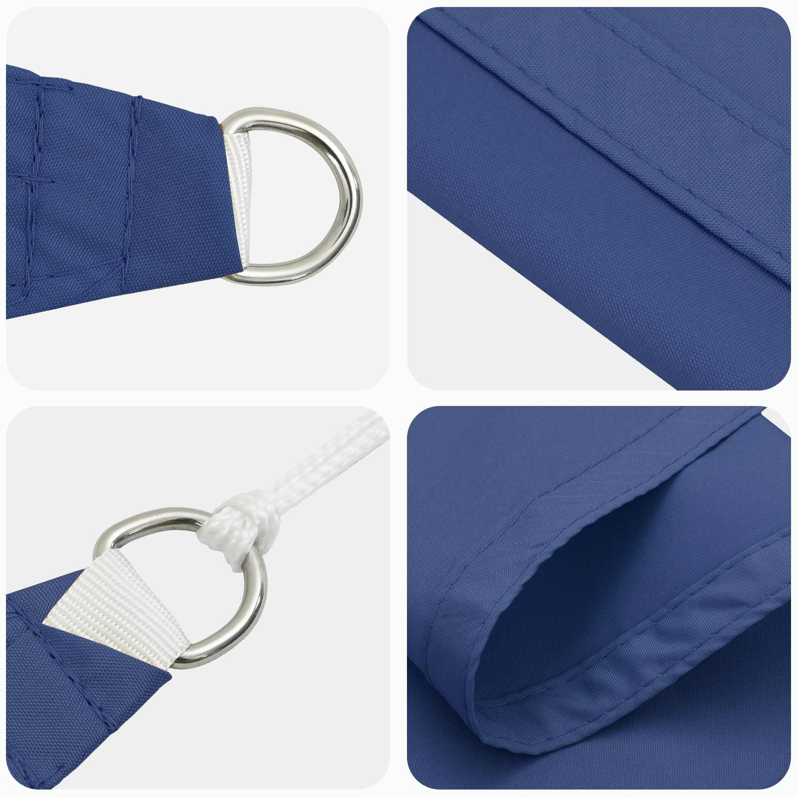 Sonnensegel Blau 6 x 2,5 m 100 % Polyester Oxford